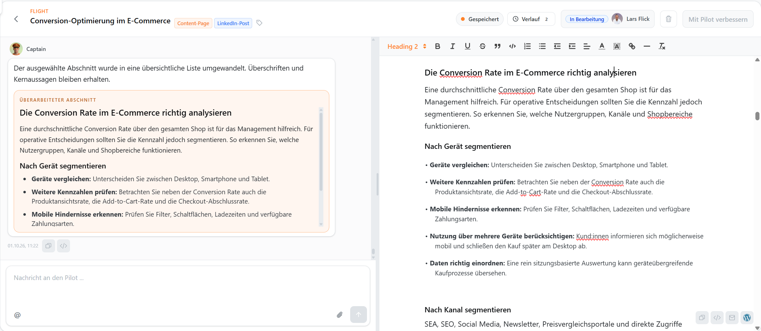 OGP unterstützt die Zusammenarbeit innerhalb eines Teams und gleichzeitig getrennte Arbeitsbereiche für unterschiedliche Websites, Projekte oder Kunden.